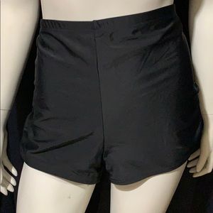 Boutique Tankini Boy Shorts Black Swimsuit Bottom XXXL